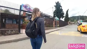 Amateur Adventurous Couple Sauna Sex Shoot