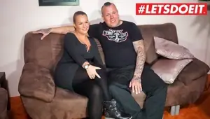 LETSDOEIT German Tattooed Couple Fucks For the First Time on Tape