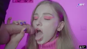 Close Up Blowjob. Gentle and sensual blowjob with cum in mouth Dolly Rud