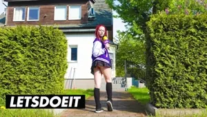 Alternative German Reporter Jezzicat Gets Banged By Mature Man LETSDOEIT