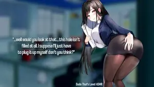 The Buttslut Secretary Can't Be This Lewd! Anal ASMR