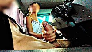 PUBLIC BUS ADVENTURE: I show my hard cock to a sexy cutie lady.she can't resist.