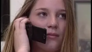 Teen girl can't wait any minute before her admirer comes