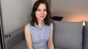 She Decided to Make Porn. First Casting for a Cute 19 year old Amateur
