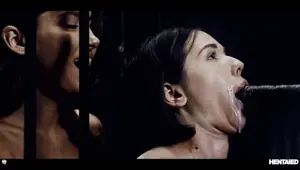 Real Life Hentai Cumflation Eve Sweet destroyed by Alien monsters w Ellie Luna