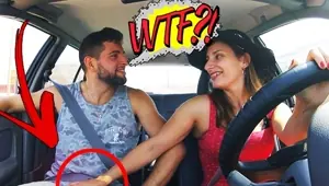 DAMN! I FUCK a SLUT while HITCHHIKING!