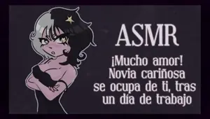 Spanish ASMR Your loving girlfriend rides you after a long day at work
