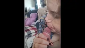 BBW sucks cock like a good girl