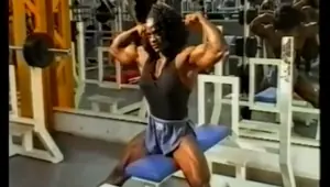 mixed wrestling with black bodybuilder thresa bostick