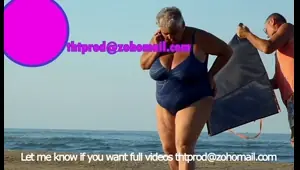 huge tits bbw at the beach