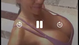 chastity walking in purple