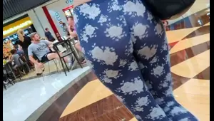 sexy blonde blue spandex
