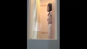 hotel hooker takes a shower