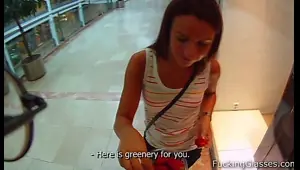 fucking glasses sweet strawberry fuck in a wc