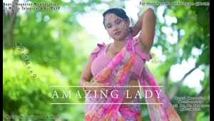 alina pink blouse bouncing saree