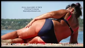 bbw matures and grannies beach candid