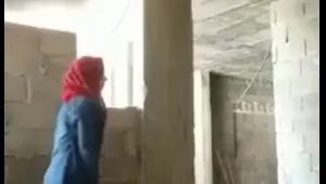 hijabi girl fucks her bf outdoor