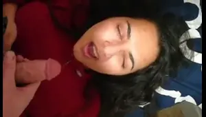 amateur facial cum in mouth cumshot