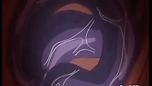 cute anime coeds caught and drilled by tentacles monster