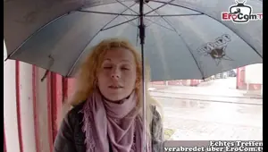 normal german persuaded to have sex movie on the street