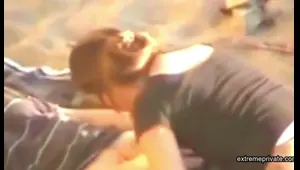 we caught mom having sex on the beach
