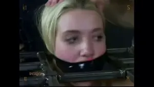 young blonde girl abducted and degraded by old geezer