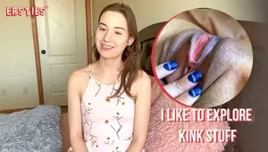 Ersties: Amateur Cutie Does Her First Masturbation Video