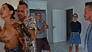 The Husband watches his Wife being Fucked by a realtor for a Discount!