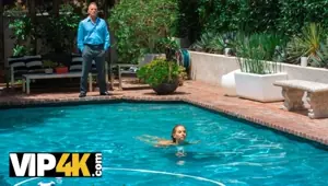 DADDY . Girl is prepared for some pleasant act with boyfriends stepdad