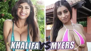 BANGBROS Battle Of The GOATs: Mia Khalifa vs Violet Myers