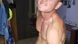 I was so desperate to jerk off that I couldn't take my shorts off.