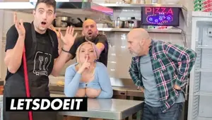 Slutty StepMom Miss Jackson Fucks Restaurant Workers LATINA MILF