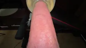 Guy Moaning while Fucking Fleshlight until Creampie with Dirty Talk and Intense Orgasm fap2it