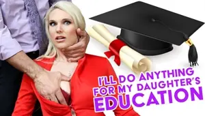 Perv Principal Busty Mylf Sydny Davis Strips And Sucks The Principal's Cock Behind His Desk