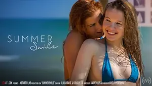 Watch these gorgeous beach babes enjoy passionate lesbian sex