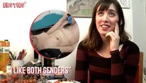 Ersties Fiona Toys Her Hairy Pussy