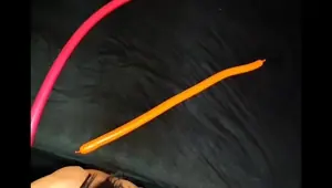 TRANS GIRL TAKES 6" DILDO CUMS mobile