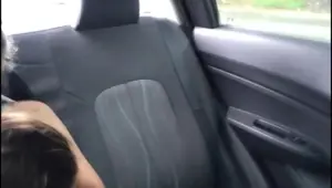 My hot girlfriend asks me to have sex in the car on the way home