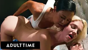 Perky Tits Lesbian Orgasms During Submission