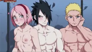Naruto Sasuke x Hinata Sakura Ino Hentai Cartoon Animation Uncensored Naruto Anime Hentai