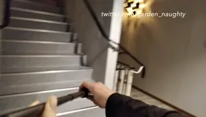 Getting Naughty in the Hotel Hallways and Elevator Caught