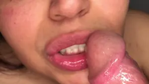 Real Stepmom swallowing his cum