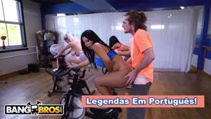 BANGBROS Mulher Latina com bunda grande fazendo sexo com instrutor de fitness