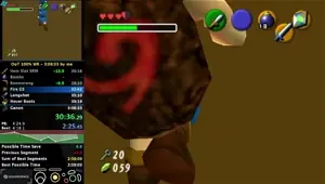 speedgamer 100 destroys Zelda with his HUGE wii and F BOOTS