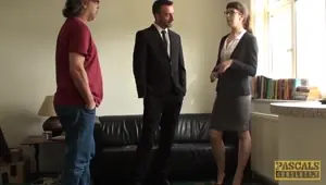 UK brunette amateur in stockings getting drilled in her ass