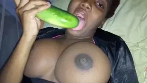 Hot Thot Teen School Girl Deep Fucking With A Big Cucumber Dick Mastermeat1