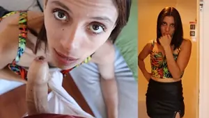 My crazy ex girlfriend comes to get her clothes and shows me why I don't have to leave her