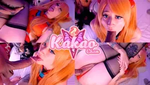 Asuka's tight pussy get creampie kakao chan