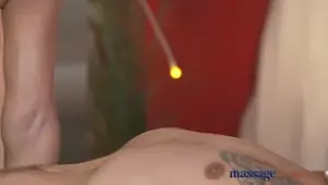 Massage Rooms Horny young Redhead fucks hard