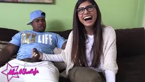 MIA KHALIFA Smoking Hot Mia Khalifa Is Ready To Try The Biggest Dick She's Ever Had